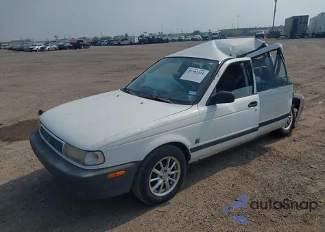 1993 Nissan Sentra E/Xe из США, поврежденный, VIN JN1EB31P1PU203529